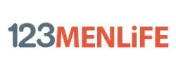 123MENLIFE logo with red text on a white background