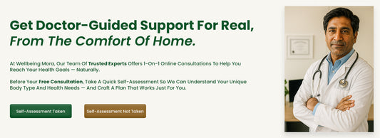 Advertisement for online consultations with a doctor, featuring a doctor in a white coat with a stethoscope.