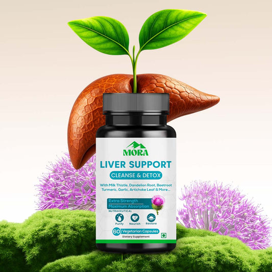 MORA Liver Support – Cleanse & Detox - Well being mora Buy | Pure Himalayan Shilajit & Herbal Supplements Online