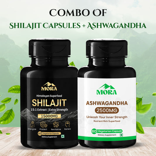 Shilajit & Ashwagandha Capsules