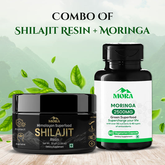 Moringa Capsules & Shilajit Resin