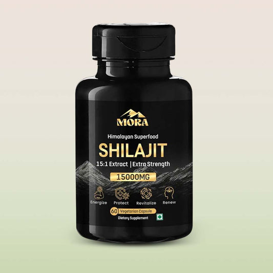 Mora Pure Himalayan Shilajit Extract Capsules – 15000mg