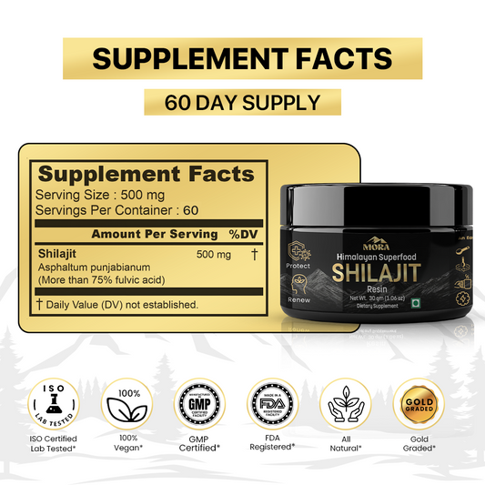 Moringa Capsules & Shilajit Resin
