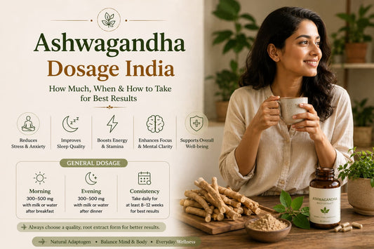 Ashwagandha Dosage India - How Much to Take, When to Take It and What Most People Get Wrong WellBeingMora Buy | Pure Beetroot, Turmeric Capsules & Herbal Supplements Online
