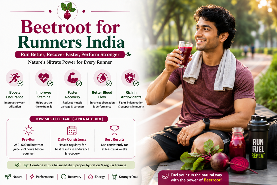Beetroot for Runners India- How Nitric Oxide Makes Your Next Run More Efficient