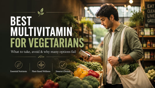 Best Multivitamin for Vegetarians India 2026 — What to Take, What to Avoid and Why Most Options Fail