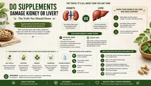Do Supplements Damage the Kidney or Liver? The Honest, Evidence-Based Answer
