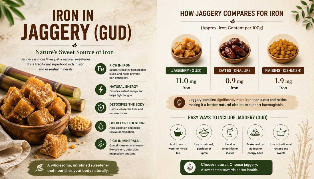 Iron in Jaggery (Gud) India - Does It Really Fix Anaemia? The Honest Answer
