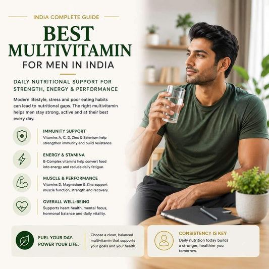 Best Multivitamin for Men in India - What Men Actually Need (and What They Don't)