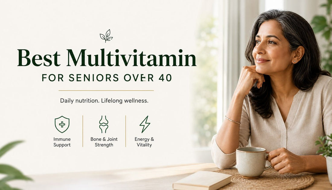 Best Multivitamin for Seniors Over 40 in India - What the Research Actually Supports