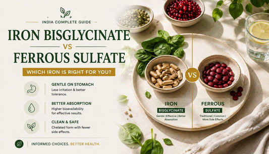 Iron Bisglycinate vs Ferrous Sulfate India - The Gentler Iron That Actually Works