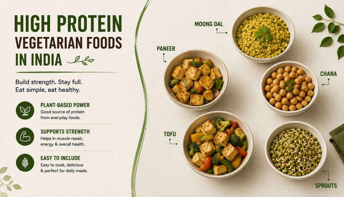 30 High-Protein Vegetarian Foods in India: What You Actually Get Per Serving