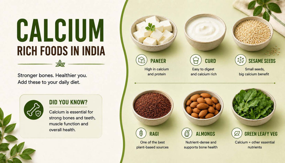 Calcium-Rich Foods in India: 25 Vegetarian Sources That Actually Matter