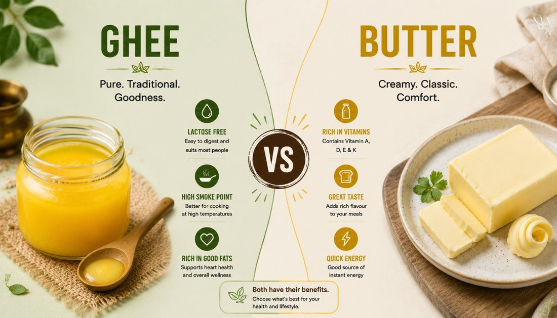 Ghee vs Butter: Which Is Actually Better for Your Health?