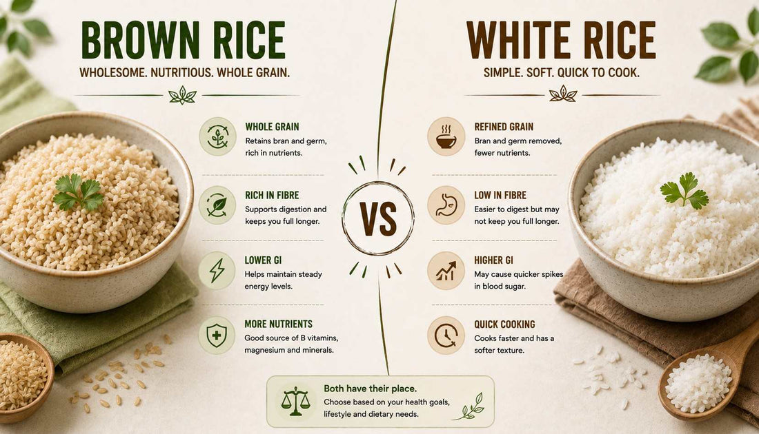 Brown Rice vs White Rice: Is Brown Rice Really Much Healthier?