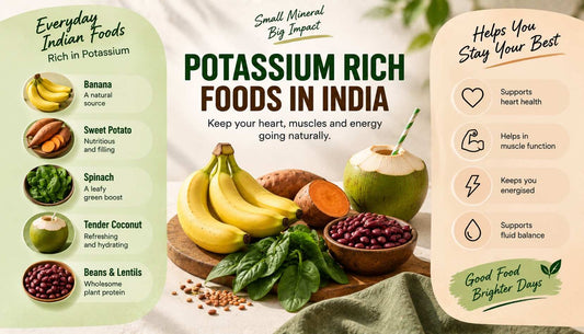 Potassium-Rich Foods in India: Banana Is Not the Best Source