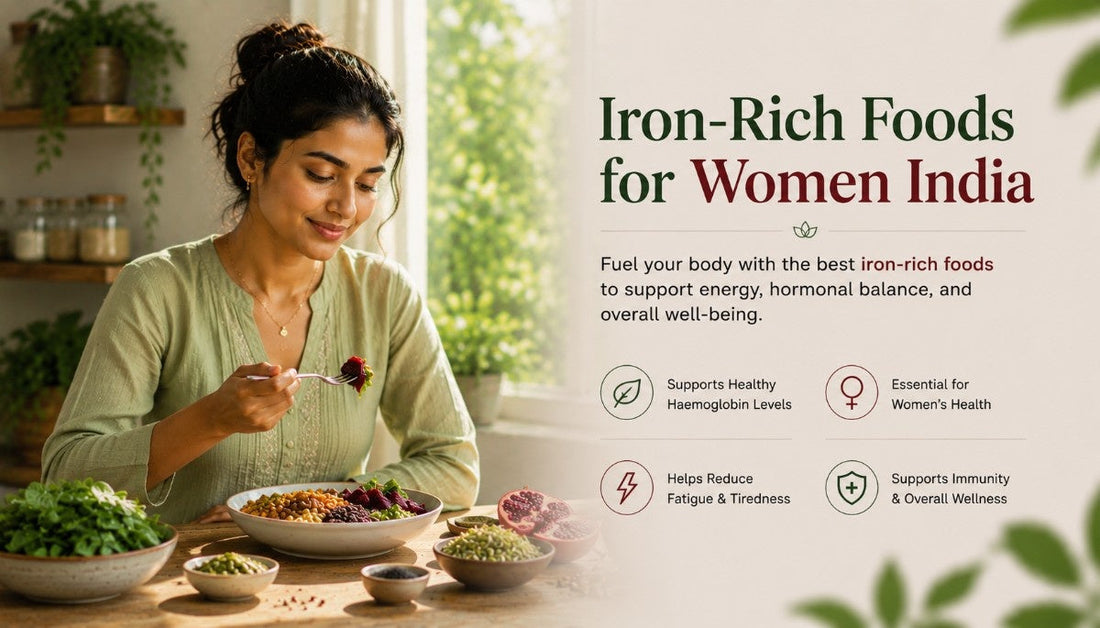 Iron Rich Foods for Women India- And the One Habit That Blocks Most of It WellBeingMora Buy | Pure Beetroot, Turmeric Capsules & Herbal Supplements Online