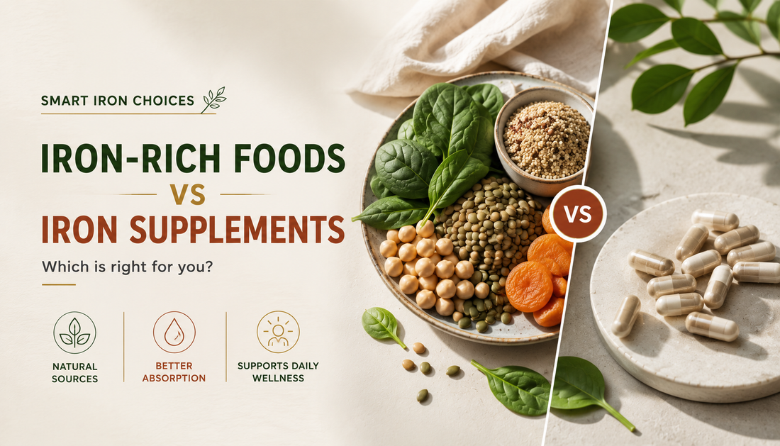 Iron Rich Foods vs Iron Supplements India - Which Actually Fixes Low Iron?
