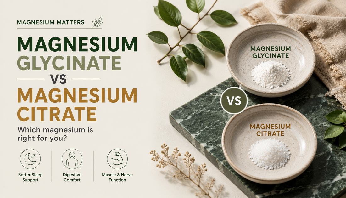 Magnesium Glycinate vs Magnesium Citrate India - Which One Should You Actually Take?