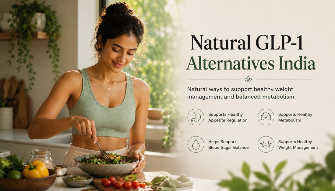 Natural GLP-1 Alternatives India - What Works? | WellBeingMora - Plant Based & Whole Food Supplements India