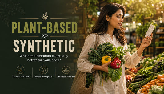 Plant Based vs Synthetic Multivitamin India — Which One Is Actually Better for Your Body?