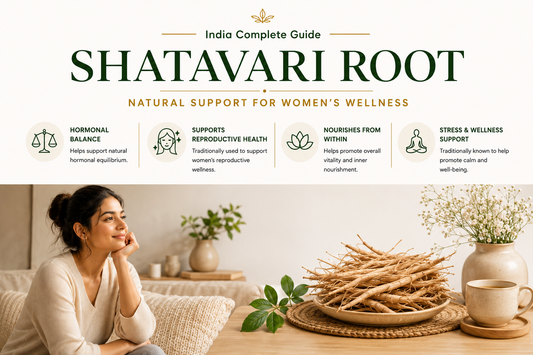 Shatavari Root India - Complete Guide 2026: Hormonal Balance, Menopause & Lactation Support