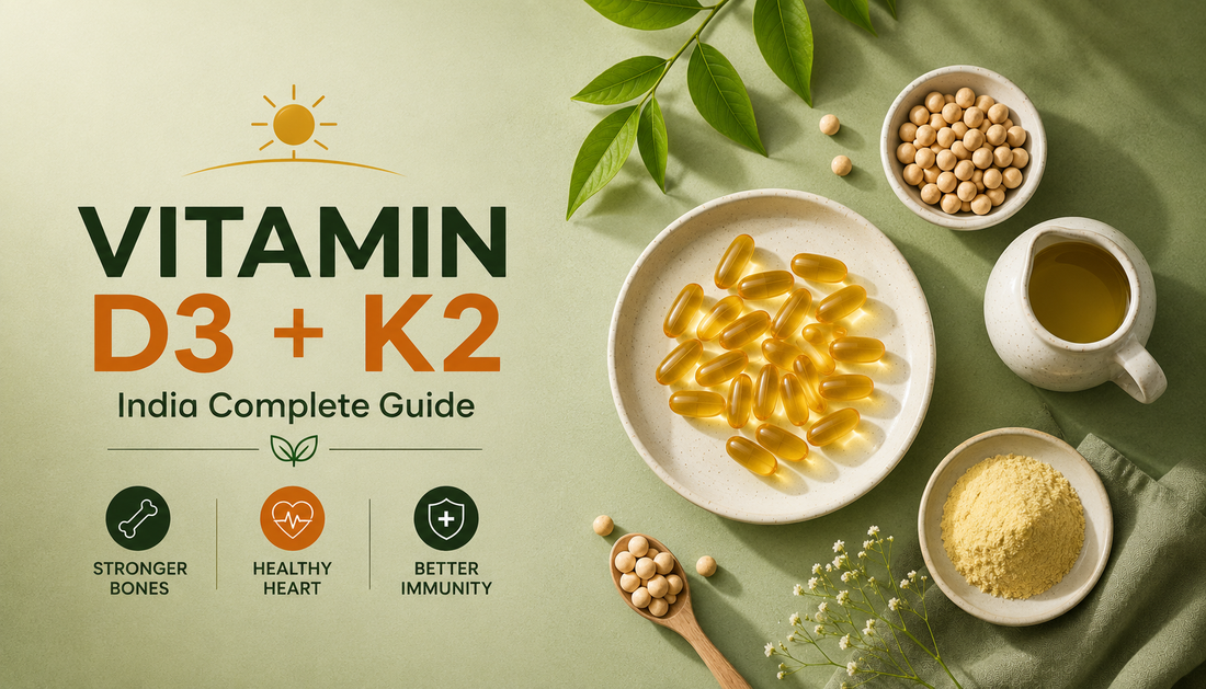 Vitamin D3+K2 India - Complete Guide 2026: Bone, Immunity & the Truth About K2