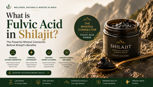 What Is Fulvic Acid in Shilajit - And Why the Percentage Matters