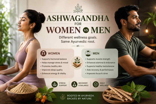 Ashwagandha for Women vs Men India — Which Benefits Are Different? Complete 2026 Guide