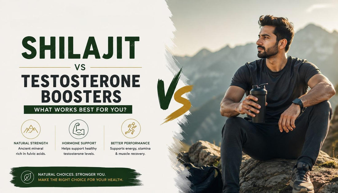 Shilajit vs Other Testosterone Boosters India - What Actually Has the Evidence?