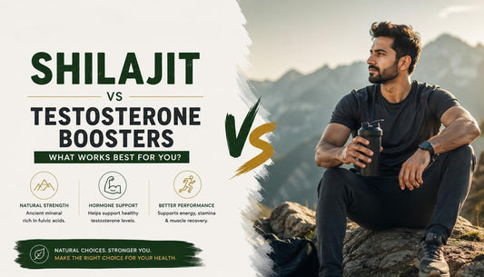 Shilajit vs Other Testosterone Boosters India - What Actually Has the Evidence?