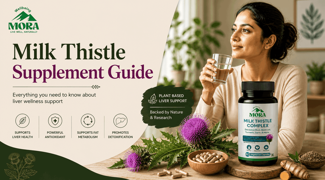 Complete Milk Thistle Supplement Guide India 2026 — Benefits, Dosage, Safety and Who Should Take It WellBeingMora Buy | Pure Beetroot, Turmeric Capsules & Herbal Supplements Online