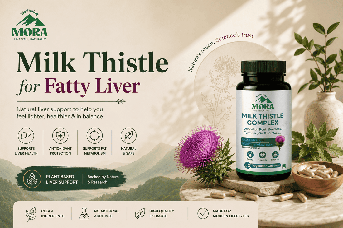 Milk Thistle for Fatty Liver India — What Clinical Research Actually Shows 2026 WellBeingMora Buy | Pure Beetroot, Turmeric Capsules & Herbal Supplements Online