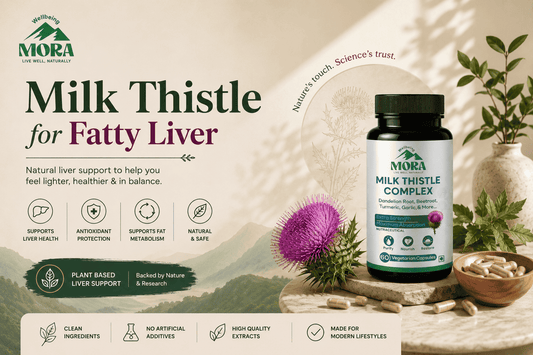 Milk Thistle for Fatty Liver India — What Clinical Research Actually Shows 2026 WellBeingMora Buy | Pure Beetroot, Turmeric Capsules & Herbal Supplements Online