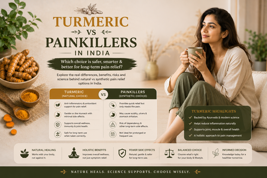 Turmeric Curcumin vs Painkillers India — Which is Safer for Long-Term Joint Pain? 2026