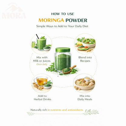 Moringa Leaf Powder – Pure Raw Herbal Superfood - All Natural
