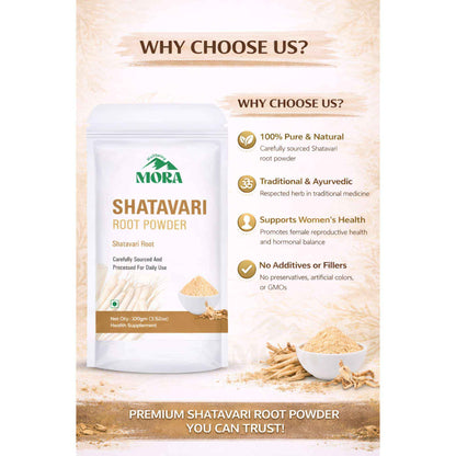 Shatavari Root Powder – Pure Raw Women’s Wellness Herb - All Natural
