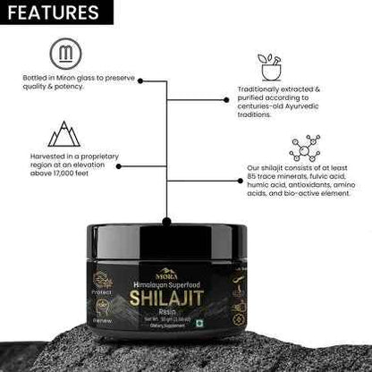 Shilajit Resin & Shilajit Extract Capsules