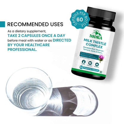 Milk Thistle Complex – 80% Silymarin with Dandelion and Turmeric