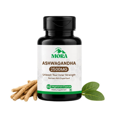 Ashwagandha 5:1 Extract Capsules with 2.5% Withanolides - Stress, Sleep & Muscle Recovery Support