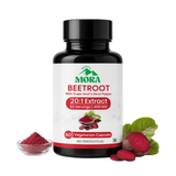 Beetroot Extract 20:1 Capsules with Grape Seed & Black Pepper - Blood Pressure & Stamina Support