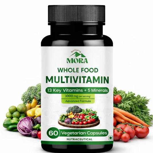 Whole Food Multivitamin Capsules – Plant Based with 13 Vitamins & 5 Minerals