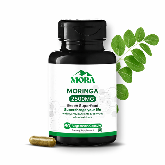 Moringa Extract Capsules – 5:1 Pure Leaf Extract, Green Superfood