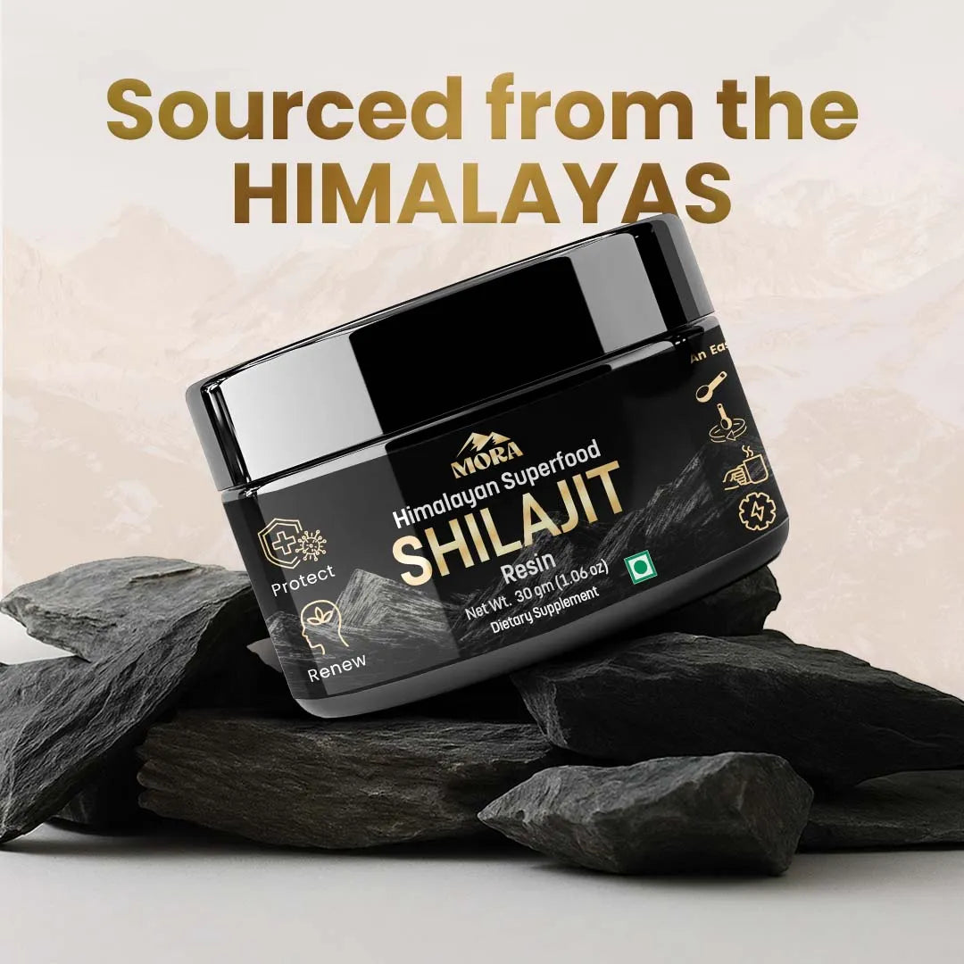 Himalayan Pure Shilajit Resin 30g - Well being mora Buy | Pure Himalayan Shilajit & Herbal Supplements Online