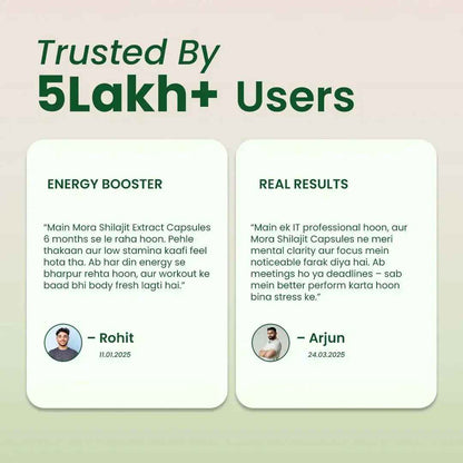 Shilajit & Ashwagandha Extract Capsules
