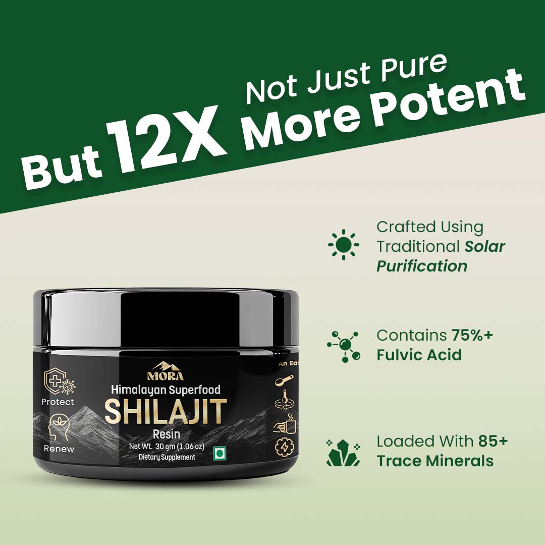Mora Pure Himalayan Shilajit Resin – 30g - Well being mora Buy | Pure Himalayan Shilajit & Herbal Supplements Online