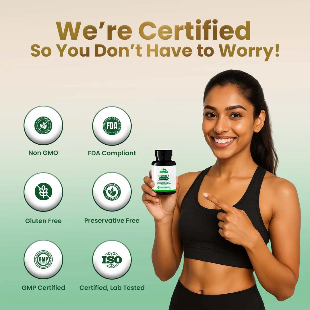 Moringa Leaf Extract Capsules - Well being mora Buy | Pure Himalayan Shilajit & Herbal Supplements Online