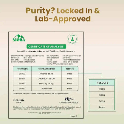 Moringa Leaf Extract Capsule