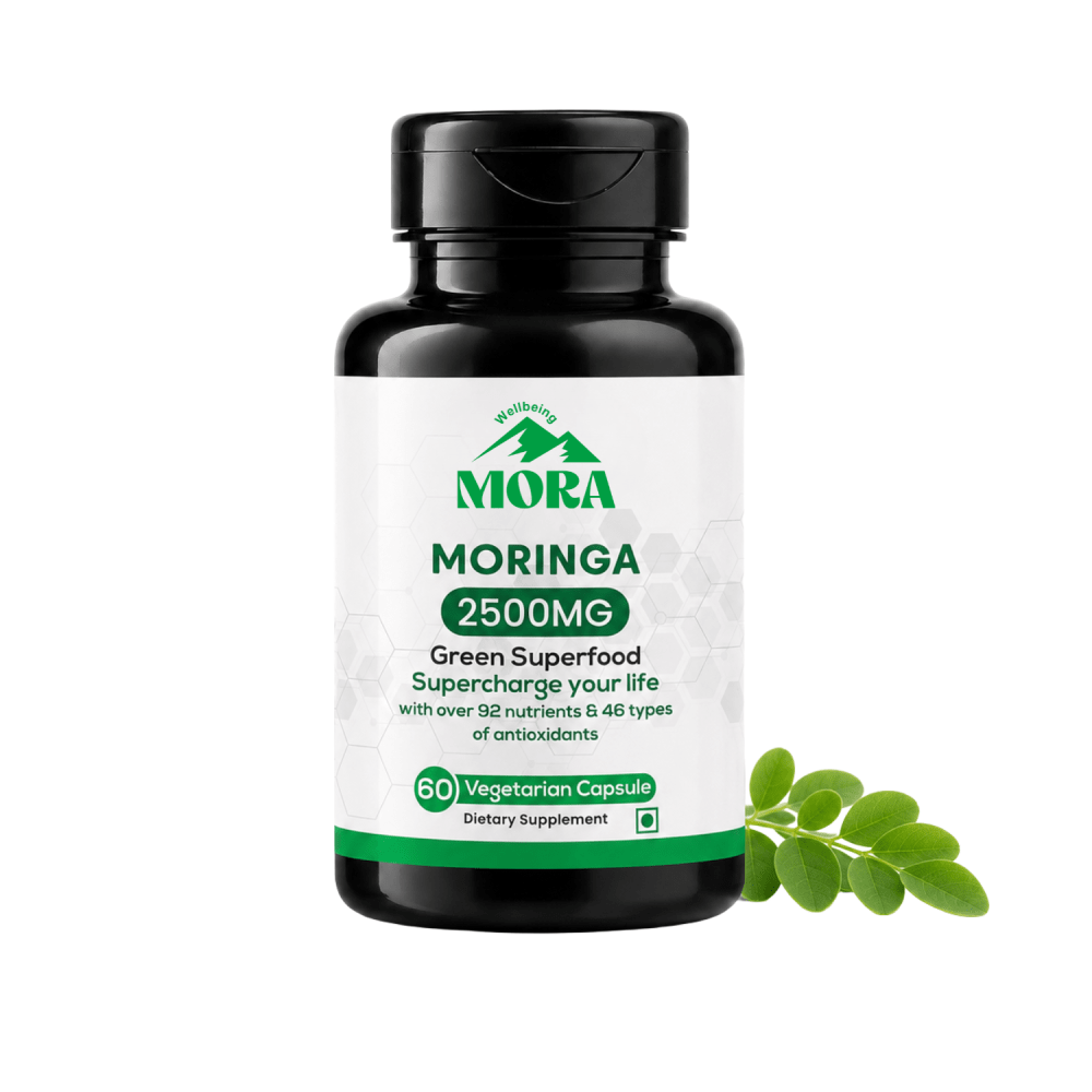 Moringa Extract Capsules – 5:1 Pure Leaf Extract, Green Superfood