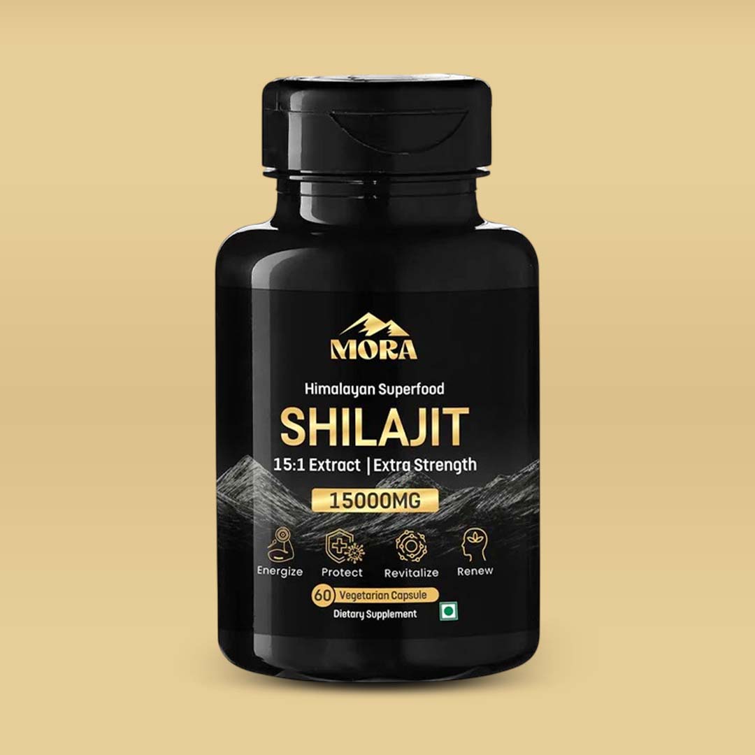 Shilajit Extract Capsules (15000mg) - Well being mora Buy | Pure Himalayan Shilajit & Herbal Supplements Online